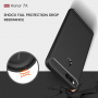Odolný kryt s broušenou texturou pro Honor 7X - černý
