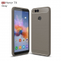 Odolný kryt s broušenou texturou pro Honor 7X - šedý