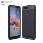 Odolný kryt s broušenou texturou pro Honor 7X - tmavěmodrý
