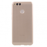 Plastový kryt s větráním pro Honor 7X - zlatý