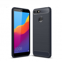 Odolný kryt s broušenou texturou pro Honor 7A - tmavěmodrý