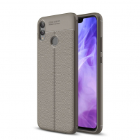 Litchi odolný kryt pro Honor 8X - šedý