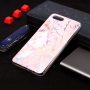 Plastový kryt mramor pro Honor 7S - růžový