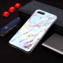 Plastový kryt mramor pro Honor 7S - modrý