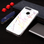 Plastový kryt mramor pro Honor 7A - bílý