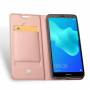 Dux Ducis Skin Pro kožené flipové pouzdro pro Honor 7S - růžovozlaté