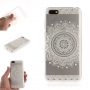 Plastový kryt bílá mandala pro Honor 7S - transparentní