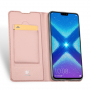 Dux Ducis Skin Pro kožené flipové pouzdro pro Honor 8X - růžovozlaté