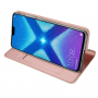 Dux Ducis Skin Pro kožené flipové pouzdro pro Honor 8X - růžovozlaté