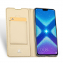 Dux Ducis Skin Pro kožené flipové pouzdro pro Honor 8X - zlaté