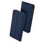Dux Ducis Skin Pro kožené flipové pouzdro pro Honor 8X - tmavěmodré