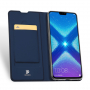 Dux Ducis Skin Pro kožené flipové pouzdro pro Honor 8X - tmavěmodré