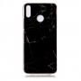 Plastový kryt mramor pro Honor 8X - černý