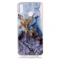 Plastový kryt mramor pro Honor 8X - modrý