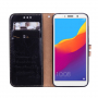 Enkay Kožené flipové pouzdro pro Honor 7S - černé