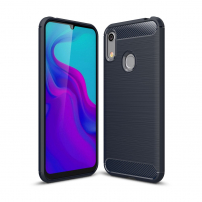 Odolný kryt s broušenou texturou pro Honor 8A - tmavěmodrý