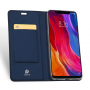 Dux Ducis Skin Pro kožené flipové pouzdro pro Xiaomi Mi 8 - modré