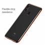 Baseus Shining čirý kryt s rámečkem pro Xiaomi Mi 8 - zlatý