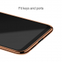 Baseus Shining čirý kryt s rámečkem pro Xiaomi Mi 8 - zlatý