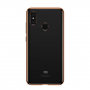 Baseus Shining čirý kryt s rámečkem pro Xiaomi Mi 8 - zlatý