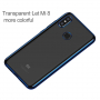 Baseus Shining čirý kryt s rámečkem pro Xiaomi Mi 8 - modrý