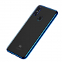 Baseus Shining čirý kryt s rámečkem pro Xiaomi Mi 8 - modrý