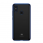 Baseus Shining čirý kryt s rámečkem pro Xiaomi Mi 8 - modrý