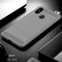 Ipaky plastový kryt s broušenou texturou pro Xiaomi Mi 8 - šedý
