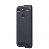 Mofi kryt s broušenou texturou pro Xiaomi Mi 8 Lite - tmavěmodrý