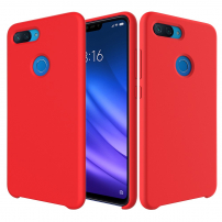 Silikonový kryt Liquid pro Xiaomi Mi 8 Lite - červený