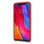 Silikonový kryt Liquid pro Xiaomi Mi 8 - červený