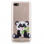 Ochranný kryt panda pro Xiaomi Redmi 6A - transparentní