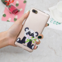Ochranný kryt panda pro Xiaomi Redmi 6A - transparentní