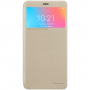 Nillkin ochranné kožené pouzdro s průhledem pro Xiaomi Redmi 6 - zlaté