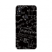 Ochranný plastový kryt rovnice na tabuli pro Xiaomi Mi A2 - černý