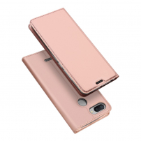 Dux Ducis ochranné kožené pouzdro pro Xiaomi Redmi 6 - růžovozlaté
