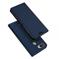 Dux Ducis ochranné kožené pouzdro pro Xiaomi Redmi 6 - tmavě modré