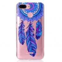 Ochranný měkký kryt modrý lapač snů pro Xiaomi Redmi 6 - transparentní