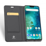 Dux Ducis ochranné kožené pouzdro pro Xiaomi Redmi Note 6 Pro - šedé