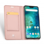 Dux Ducis ochranné kožené pouzdro pro Xiaomi Redmi Note 6 Pro - růžovozlaté