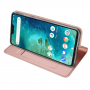 Dux Ducis ochranné kožené pouzdro pro Xiaomi Redmi Note 6 Pro - růžovozlaté