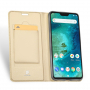 Dux Ducis ochranné kožené pouzdro pro Xiaomi Redmi Note 6 Pro - zlaté