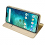 Dux Ducis ochranné kožené pouzdro pro Xiaomi Redmi Note 6 Pro - zlaté