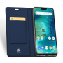 Dux Ducis ochranné kožené pouzdro pro Xiaomi Redmi Note 6 Pro - tmavě modré