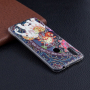 Ochranný měkký kryt květiny a slon pro Xiaomi Redmi Note 6 Pro - barevný