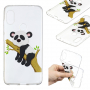 Ochranný měkký kryt panda na stromě pro Xiaomi Redmi Note 6 Pro - transparentní