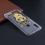 Ochranný měkký kryt sova s dopisem pro Xiaomi Redmi Note 6 Pro - transparentní