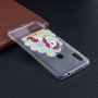 Ochranný měkký kryt s jednorožcem pro Xiaomi Redmi Note 6 Pro - transparentní