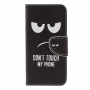 Flipové pouzdro Don't touch my phone pro Xiaomi Redmi Note 6 Pro - černé