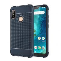 Nárazuvzdorný měkký zadní kryt pro Xiaomi Mi A2 Lite - modrý